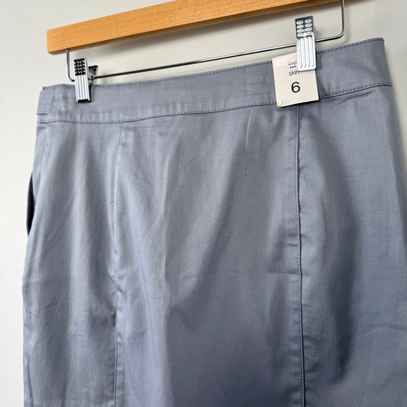 NWT Gap Grey Pleated‎ Mini Skirt Women's Sz 6 - Picture 7 of 10